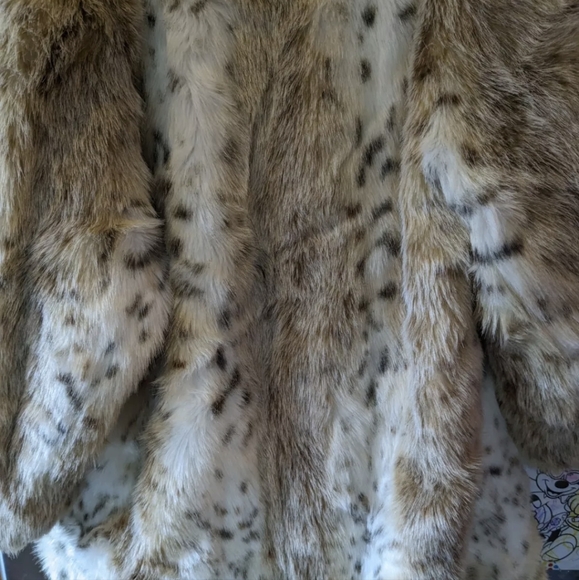 HILLMOOR NEW YORK Sz Large/XL WOMENS FAUX FUR Coat Vintage Jacket Formal Wedding - Picture 8 of 10